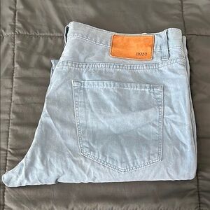 Boss Cotton Straight Leg Pant Size 36